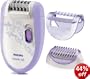 Philips HP6509 Satinelle Soft Sensitive Total Body Epilator With Shaving Attachment