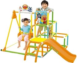 丈夫で安心！組み立て簡単！アンパンマンの遊具！