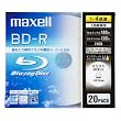 maxell 録画用  BD-R 130分 4倍速対応 インクジェットプリンタ対応ホワイト(ワイド印刷) 20枚 5mmケース入 BR25VWPB.20S