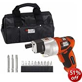 Black & Decker D 3.6 Volt Lithium Ion Screwdriver Kit