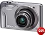 Casio EX-H10 SR Digitalkamera (12 Megapixel, 10-fach opt. Zoom, 3" Display, Bildstabilisator) silber