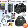Canon EOS Rebel T1i 15.1 MP CMOS Digital SLR Camera with EF-S 18-55mm f/3.5-5.6 IS Lens & EF 75-300mm f/4-5.6 III "USM" Telephoto Zoom Lens + 8GB Deluxe Accessory Kit