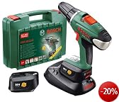 Bosch 0603956S0C Akkuschrauber PSR 18 Li-2 mit 2 Akkus