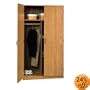 OAK GARAGE OFFICE KITCHEN LAUNDRY BEDROOM STORAGE CABINET PANTRY WARDROBE UNIT ORGANIZER / COAT CLOSET