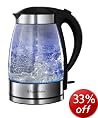 Russell Hobbs  Blue Illuminating Glass 1.7 Litre Kettle