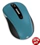 Microsoft D5D-00028 Wireless Mobile 4000 Mouse - Teal Blue
