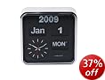 Karlsson Wall Clock Mini Flip, Plastic, Chrome