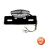 Custom Motorcycle LED Rear Tail Light with Integrated Brake Light and License Plate Bracket Universal Custom Fit Taillight Fendor Eliminator - Will Fit to Any Bike, Sport Bike, Harley, or Chopper Harley Davidsons, Suzuki, Honda, Kawasaki Cruisers and Sport Bikes