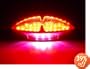 Custom Motorcycle LED Rear Tail Light with Integrated Brake Light and License Plate Light Universal Custom Fit Taillight Fendor Eliminator - Will Fit to Any Bike, Sport Bike, Harley, or Chopper, Harley Davidsons, Suzuki, Honda, Kawasaki Cruisers and Sport Bikes