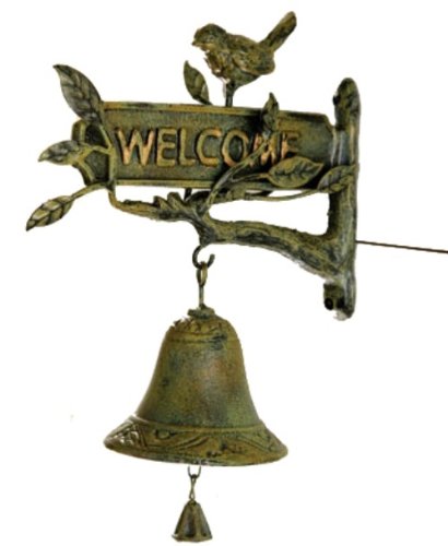 Welcome Sign with Bell
