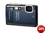 Olympus Mju-TOUGH-6010 Digitalkamera (12 Megapixel, 3,6-fach opt. Zoom, 6,9 cm (2,7 Zoll) Display, 3m wasserdicht) Titanium Grey