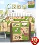 SoHo Monkey Savannah Crib Nursery Bedding SET 10pc