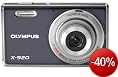 Olympus X-920 Digitalkamera (12 Megapixel, 4-fach Zoom, Gesichtserkennung, AF-Verfolgung, 26mm Weitwinkel)