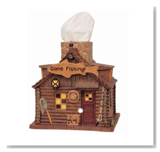 Forever Gifts Village Tissue Paper Holder