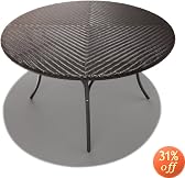 Strathwood Padre All-Weather Wicker 48-Inch Round Dining Table