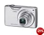 Casio EXILIM EX-Z450 SR Digitalkamera (12,1 Megapixel, 4-fach opt. Zoom, 3" Display) silber