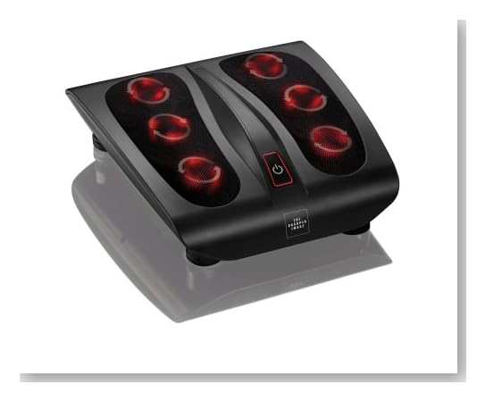 The Sharper Image MSG-F110 Deep Kneading Shiatsu Foot Massager, Black