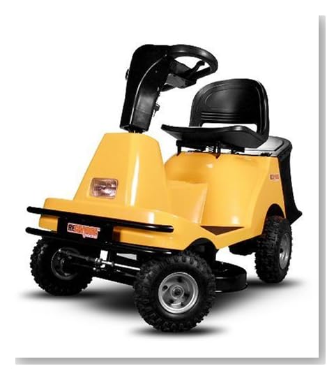 Recharge Mower G1-RM10 27-Inch 36-Volt 38 amp Cordless Electric Rechargeable Riding Lawn Mower with Grass Catcher