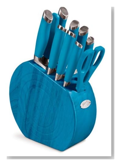Fiesta Cutlery, 11 Piece Set with Wood Block