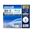 maxell 録画用  BD-R 130分 4倍速対応PLシリーズ インクジェットプリンタ対応ホワイト(ワイド印刷) 10枚 5mmケース入 BR25VPLWPB.10S