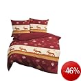 Bierbaum Wohnen 4597_02 Feinbiber-Bettw�sche 135 x 200 cm, rot