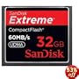 SanDisk Extreme 32 GB 60 MB/s Compact Flash Memory Card