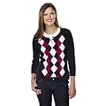 Women's Regular Original Argyle Cashmere Kate Cardigan Sweater