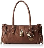 Lederhandtasche "Chancery" von Catwalk Collection - Größe: B: 34,25 H: 16 T: 9 cm
