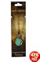 Twilight "New Moon" Antique Brass Necklace (New Moon Turquoise stone)