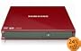 Samsung USB 2.0 8x DVD Writer External Optical Drive for Mac and PC SE-S084C/RSRN (Red)