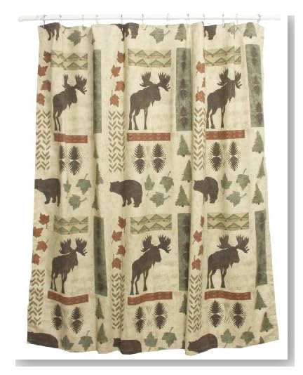 Bacova Guild Fabric Print Shower Curtain