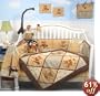 SoHo Classic American Teddy Bears Baby Crib Nursery Bedding Set 10 pcs