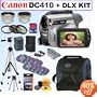 Canon DC410 DVD Camcorder + Lenses & Filters + 8GB Deluxe Accessory Kit