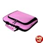 Sony DVP-FX930 9-Inch Portable DVD Player Fitted CaseCrown Premium Double Memory Foam Case (Pink Nylon Pocket)