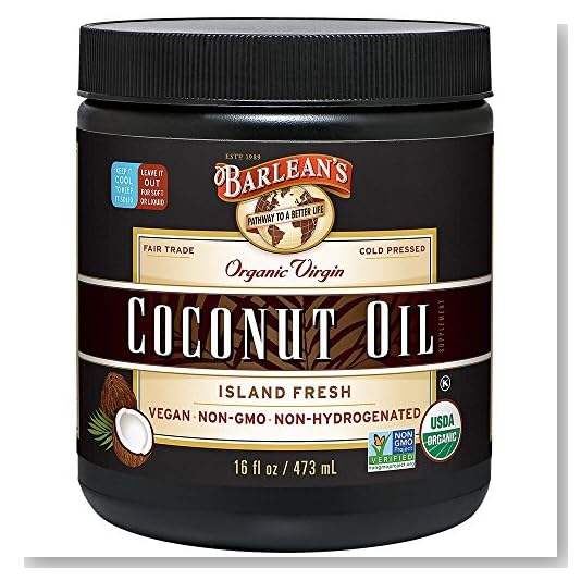 Barlean's Organic Oils Extra Virgin Coconut Oil, 16-Ounce Jar
