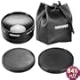 58mm 0.45x WIDE Angle LENS ~INCLUDING LENS BAG~ for Canon Rebel T1I XT XS XSi XTi + MORE! 58 MM