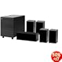 Jamo S 413 HCS 5 5.1-channel black home theater speaker system