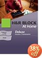 H&R Block At Home Deluxe + State + eFile 2009