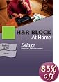 H&R Block At Home Deluxe + State + eFile 2009