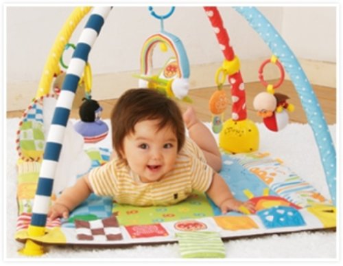 BabyLabo ベビラボ アンパンマン ステップごとの刺激と遊び♪ すくすくプレイマット