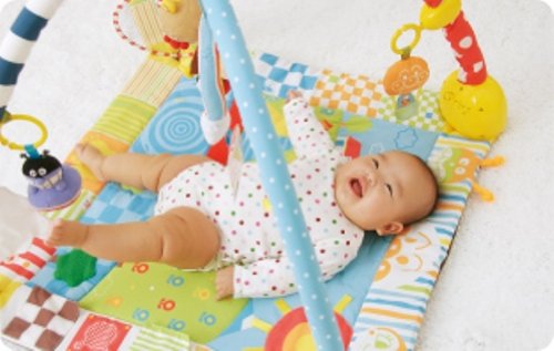 BabyLabo ベビラボ アンパンマン ステップごとの刺激と遊び♪ すくすくプレイマット