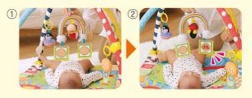 BabyLabo ベビラボ アンパンマン ステップごとの刺激と遊び♪ すくすくプレイマット