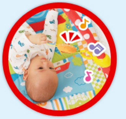BabyLabo ベビラボ アンパンマン ステップごとの刺激と遊び♪ すくすくプレイマット