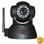 Wireless IP Camera with Pan & Tilt, Night Vision, 2 Way Audio, Apple Mac and Windows compatible, Color - Black