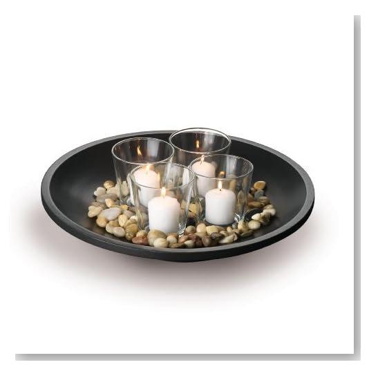 Anchor Home Collection Round Candle Garden