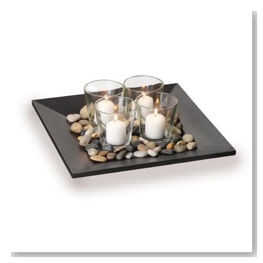 Anchor Home Collection Square Candle Garden