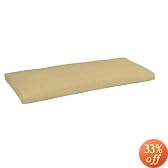 Strathwood Gibranta Hardwood 2-Seater Bench Polyester Cushion, Neutral