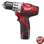 Factory-Reconditioned Milwaukee 2410-82 M12 12-Volt Cordless 3/8-Inch Driver/Drill Kit