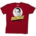 Big Bang Theory - Bazinga Adult T-shirt in Red