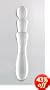 Smooth Curves Glass Dildo